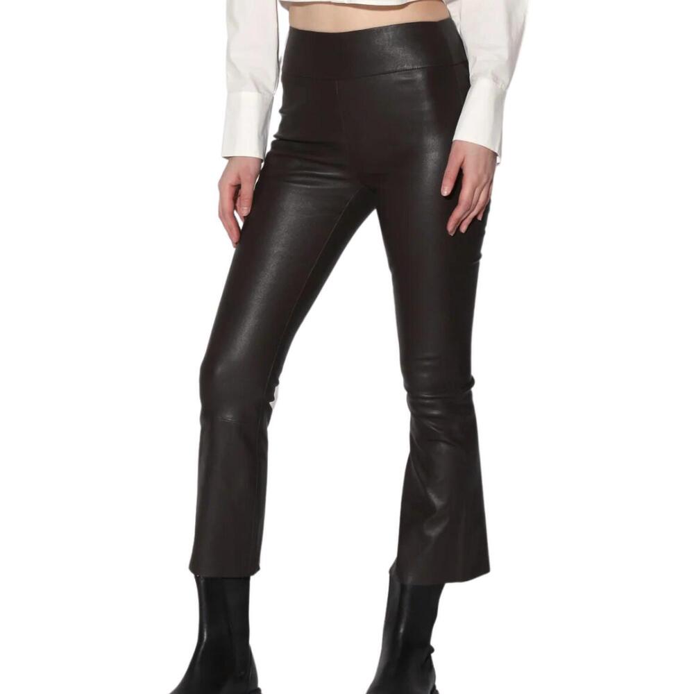 NEW WALTER BAKER luisa leather pant in mocha